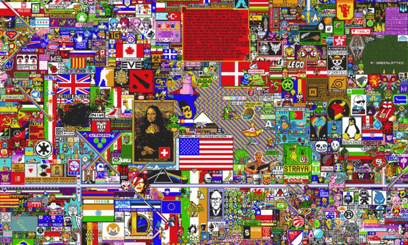 Reddit Place terug op 1 april