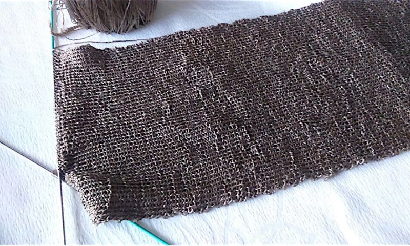 Sjaal gemaakt van duizenden peuken