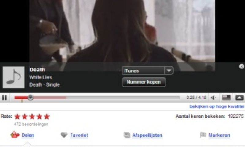 YouTube linkt nu ook in Nederland naar iTunes