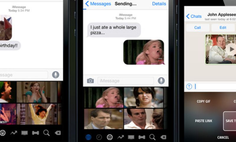 GIF Keyboard laat je animaties typen op iOS