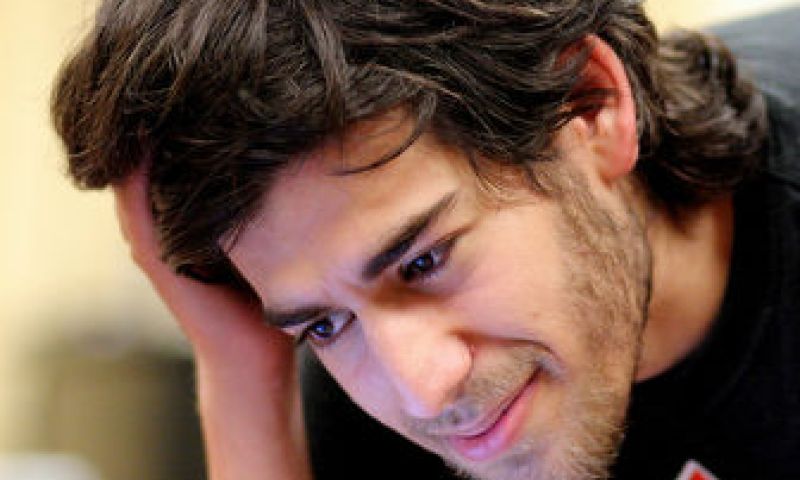 Copyrightprotest na zelfmoord bekende internetactivist