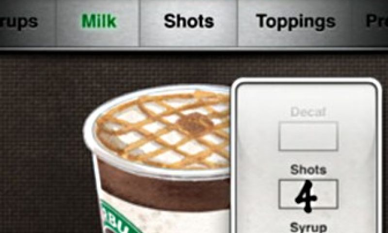 Starbucks tegoedkaart op de iPhone