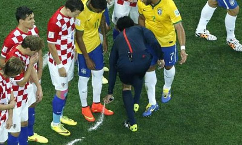 Wat is dat voor scheerschuim op het WK?