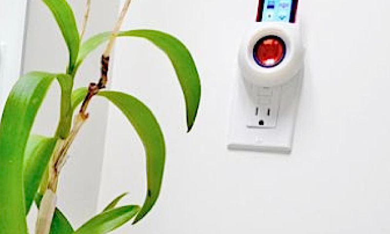 iPod speakerdock in het stopcontact