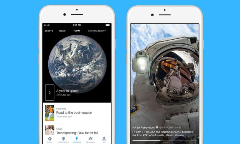 Twitter breidt Moments uit naar alle gebruikers