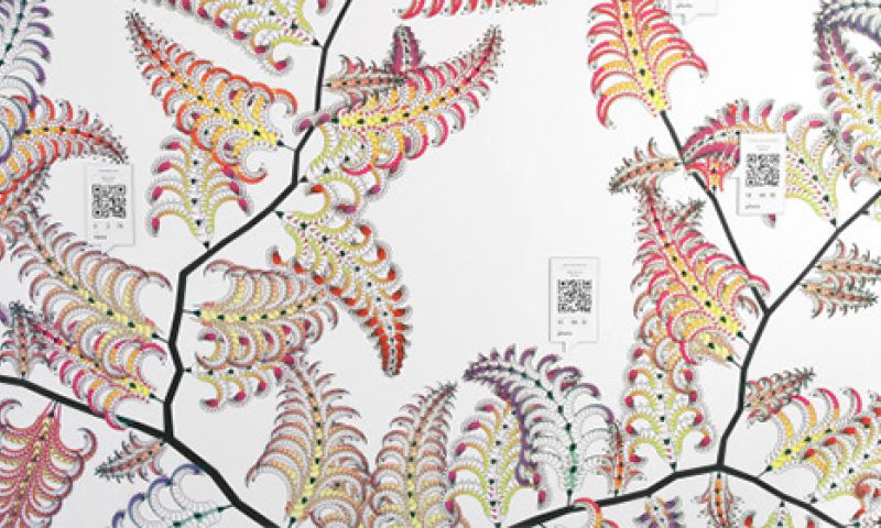 Kleurrijke Facebook-boom van berichten   