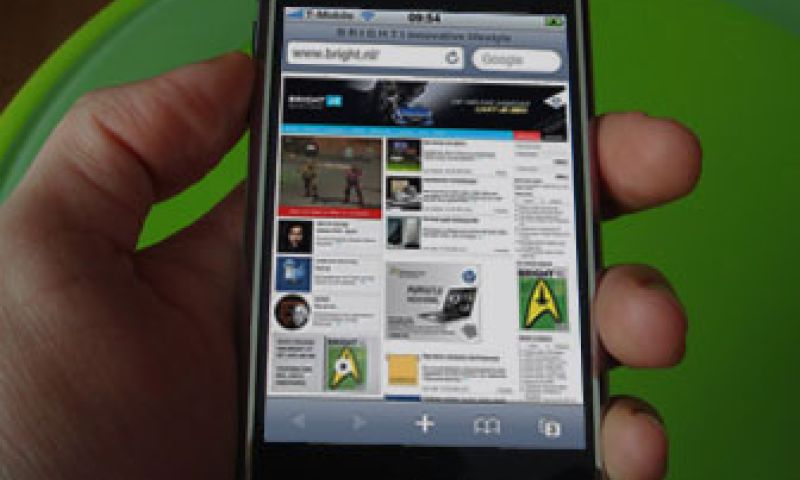 iPhone dominant op mobiel internet