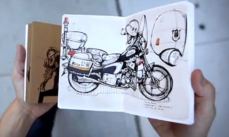 Publiceer je Paper schetsen als Moleskine boekje