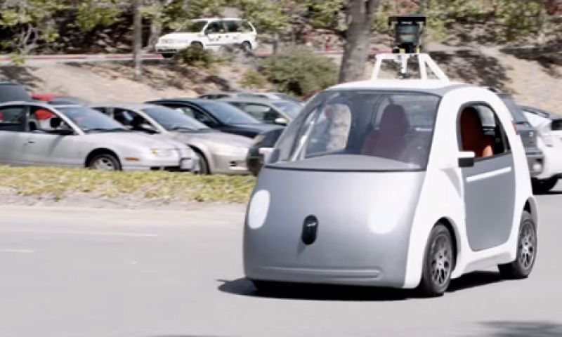 Google's eigen zelfrijdende auto's rijden nu rond