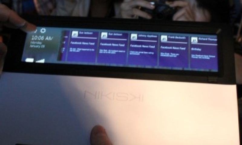 Ultrabook met transparant touchpad