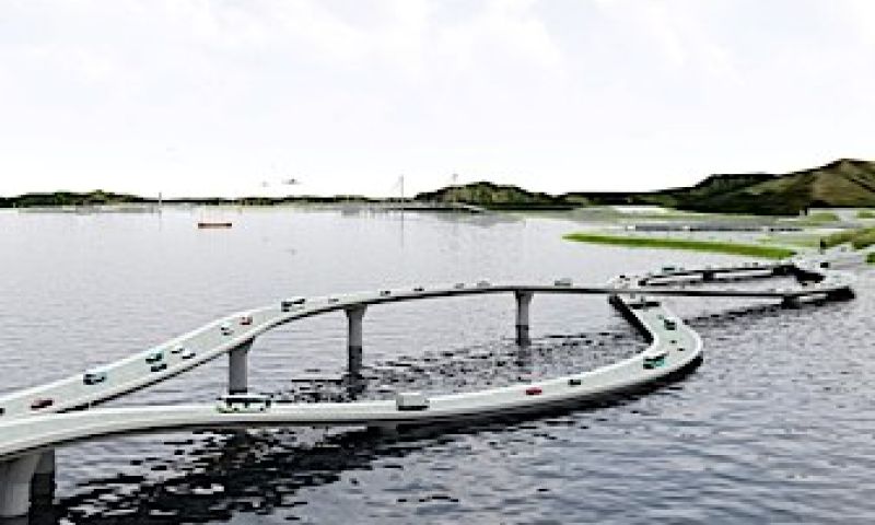 Snelweg als een achtbaan