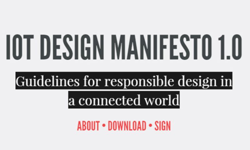 Gevaren van Internet of Things te lijf met een manifest