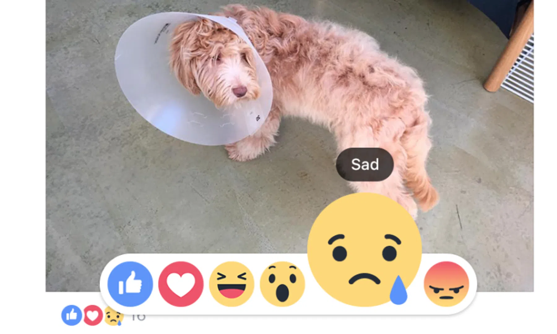 Facebook heeft nu reactie-emoji naast likes