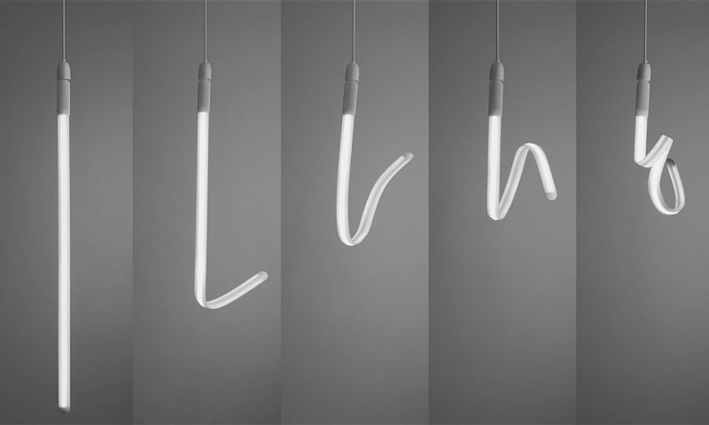 Deze lichtbuis kun je buigen