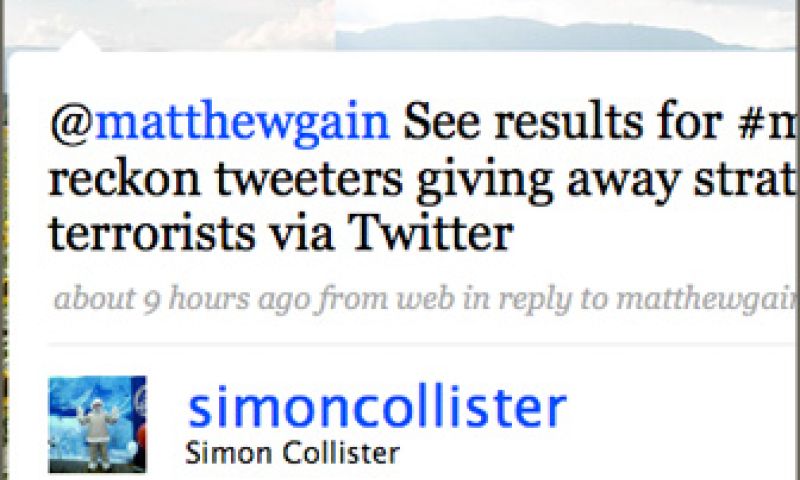 'Stop met twitteren over aanslagen'