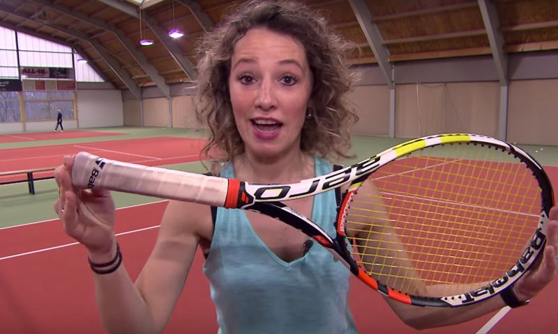 Fitgirl: dit tennisracket meet je slagen