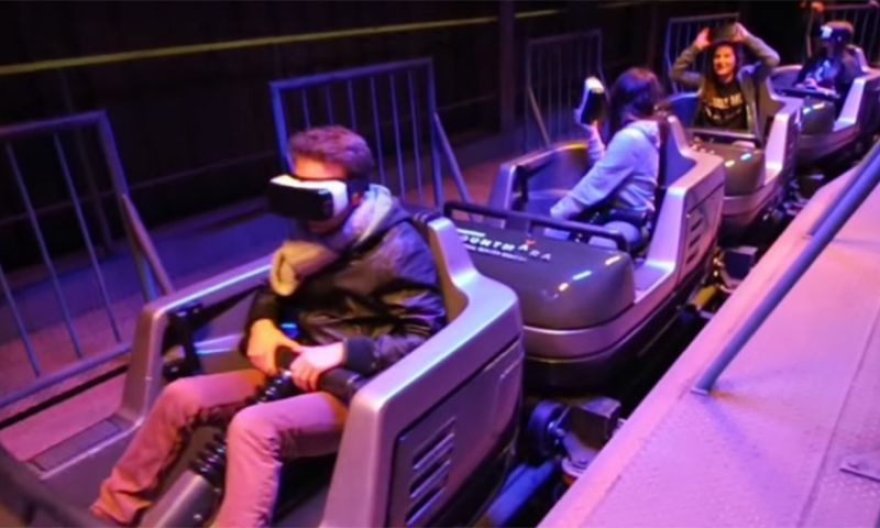 VR-achtbaan van pretpark Bobbejaanland geopend
