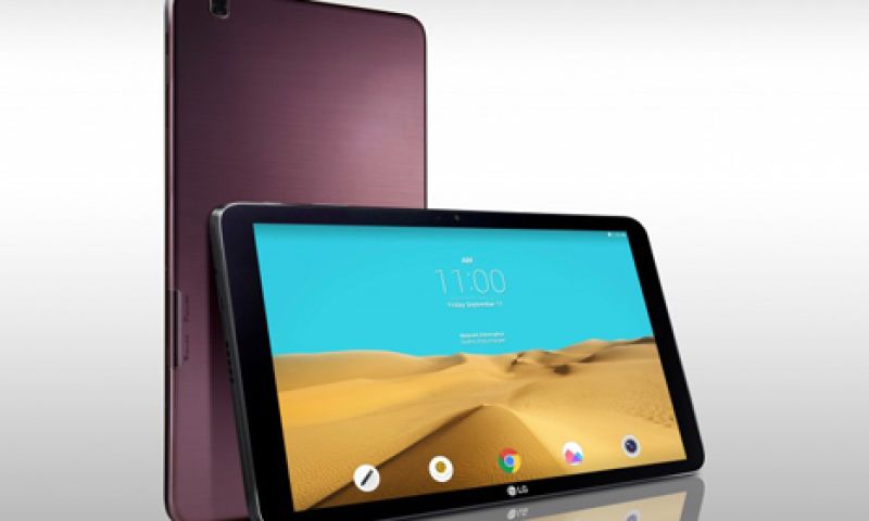 LG lanceert krachtige 10 inch tablet - in het paars
