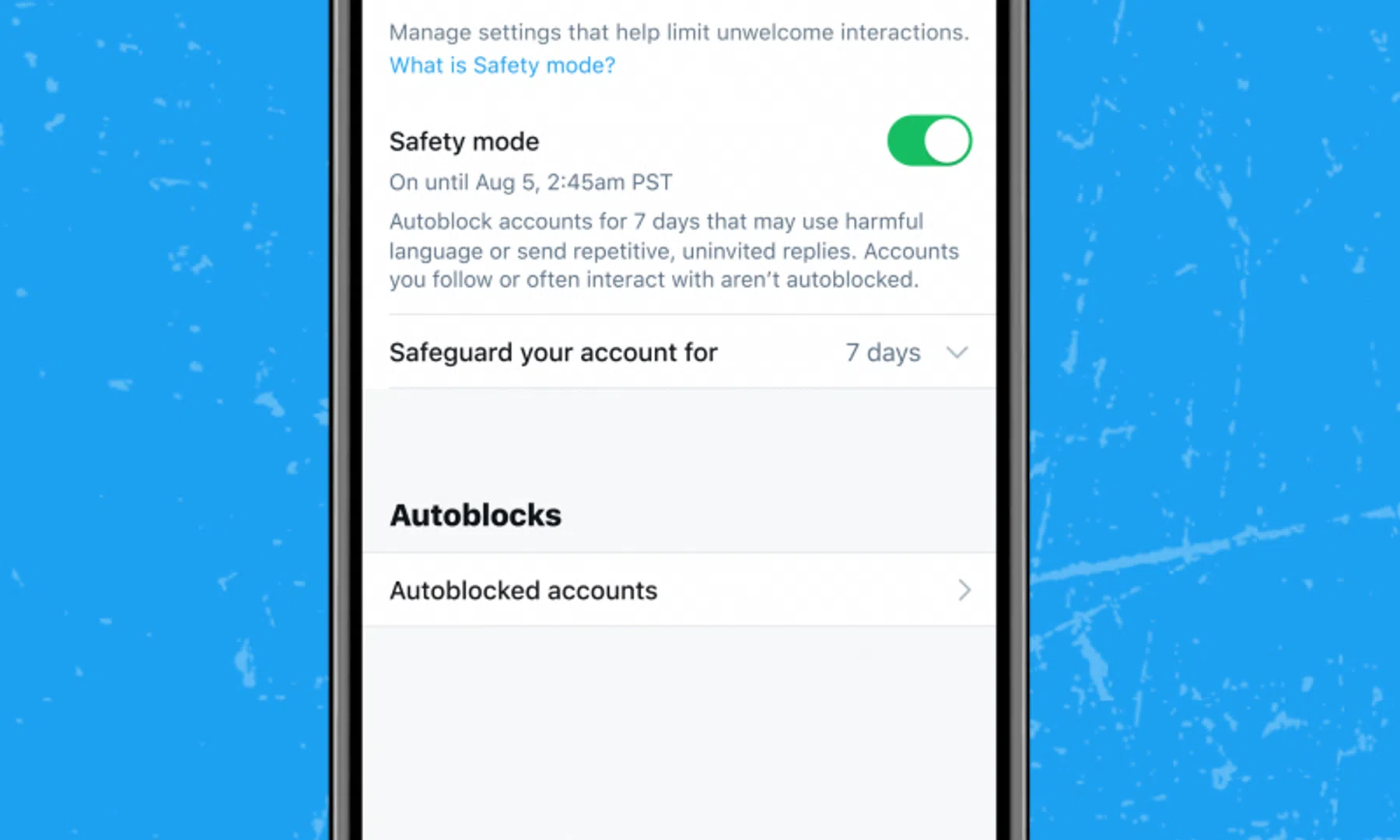 twitter safety mode blokkade automatisch algoritme