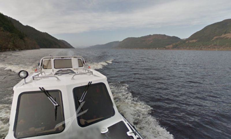 Zoek het monster van Loch Ness op Google Street View