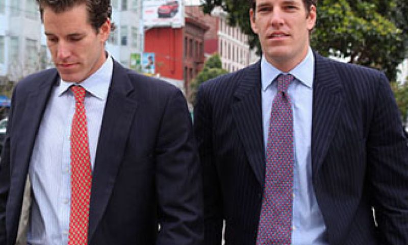 Winklevoss-tweeling heeft 1 procent van alle Bitcoins