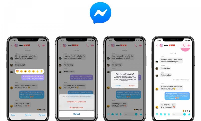 Berichten verwijderen in Messenger nu mogelijk