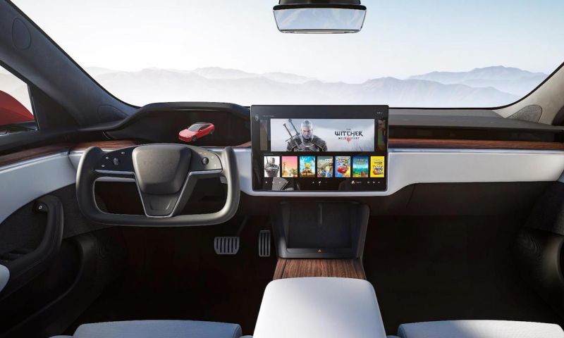 Tesla geeft nieuwe versie Model S futuristisch interieur