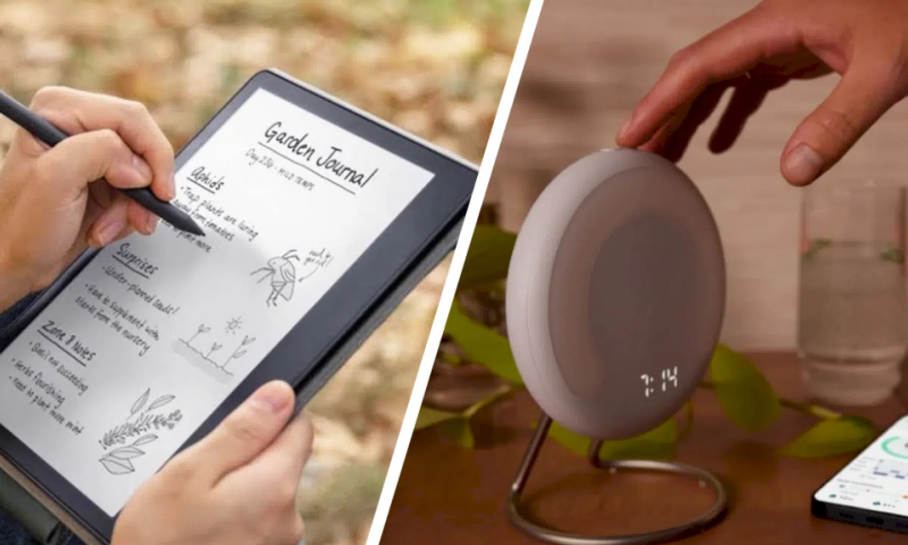 amazon gadgets slaap tracker lamp nieuwe kindle scribe