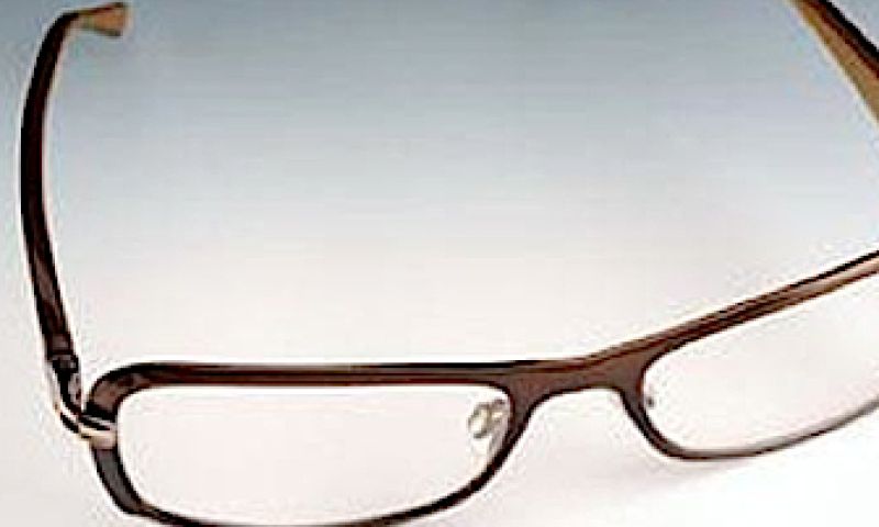 Elektronische bril met bewegingssensor