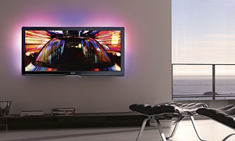 Philips superbreedbeeld tv in april