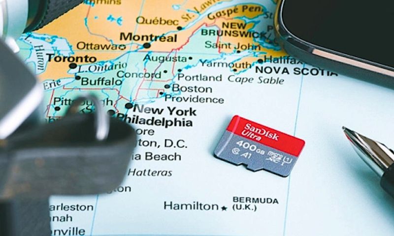 Sandisk komt met 400 GB microsd-kaart: 40 uur aan film