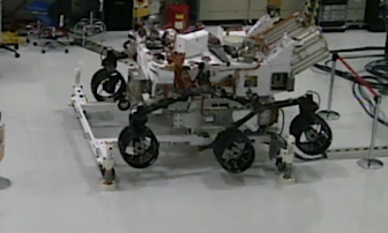 Bouw marsrover live te volgen