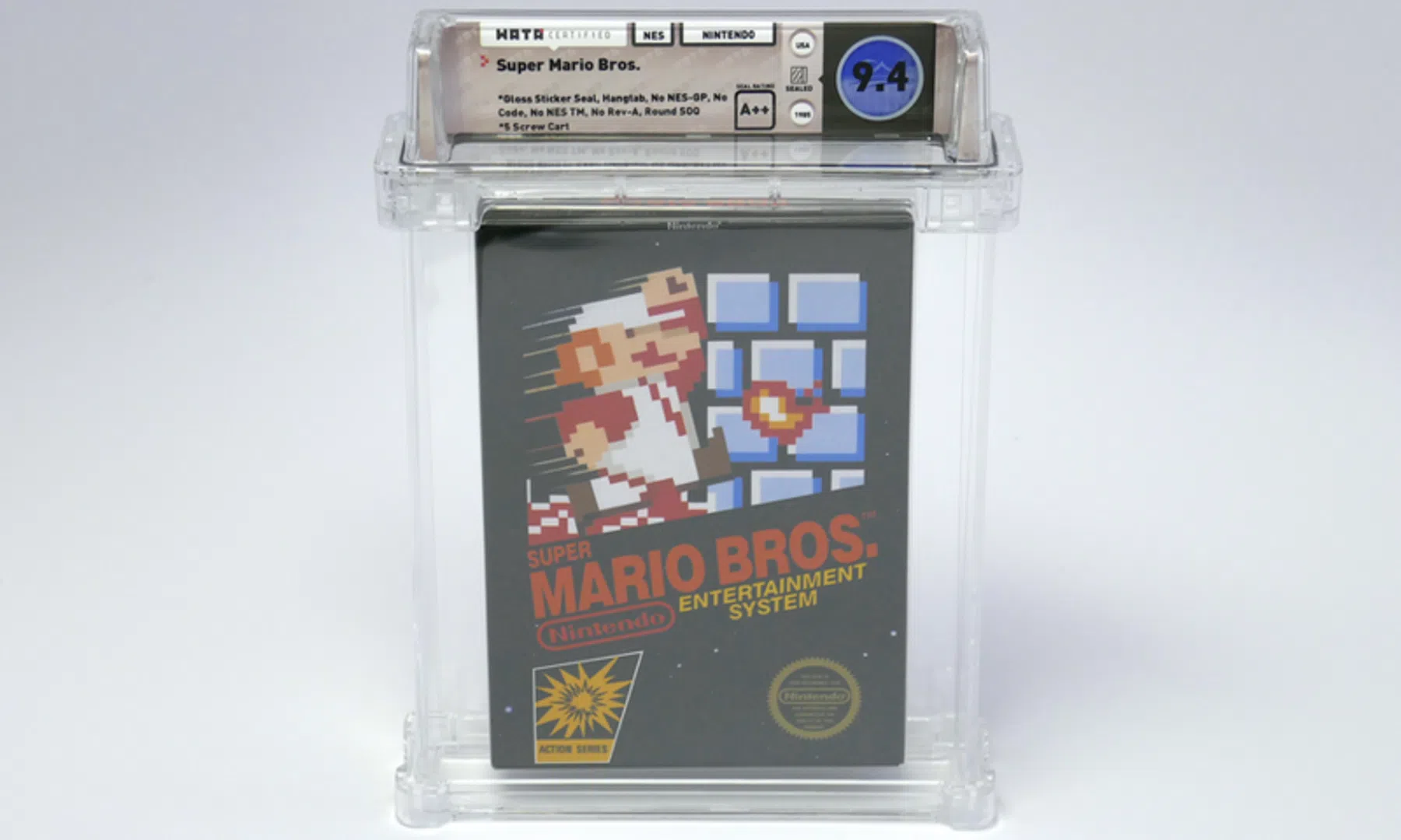 Super Mario Bros. uit 1985 geveild voor 100.000 dollar