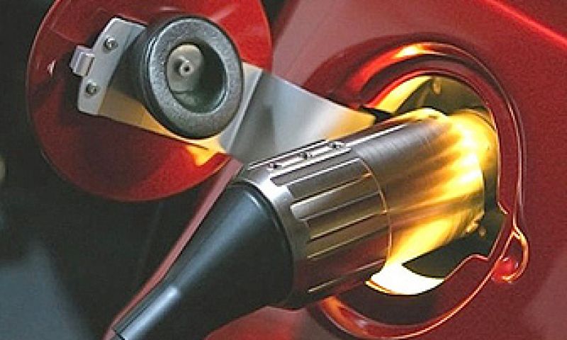 Supersnel downloaden tijdens het tanken