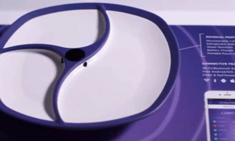 Dit 'slimme' bord houdt bij hoeveel calorieën je binnenkrijgt