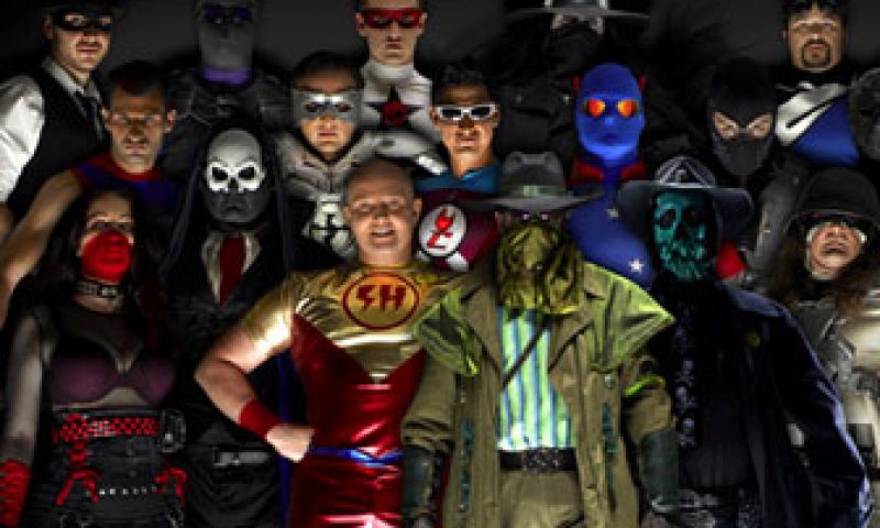 Meer superhelden op straat