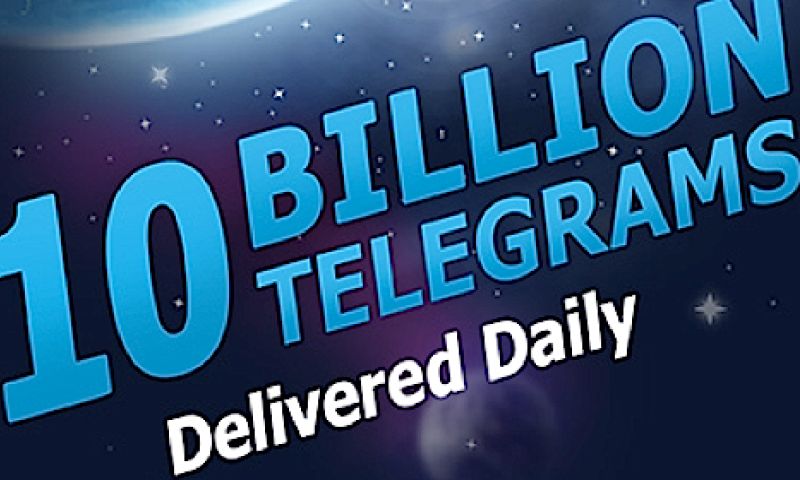 Telegram groeit snel: 10 miljard berichten per dag