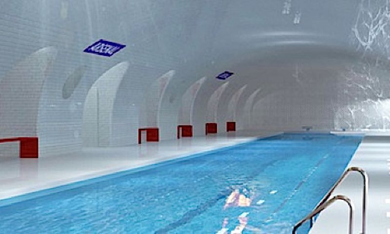 Verkiezingen win je met een zwembad in een metrostation