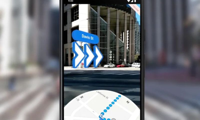 Google voegt routes in augmented reality toe aan Maps