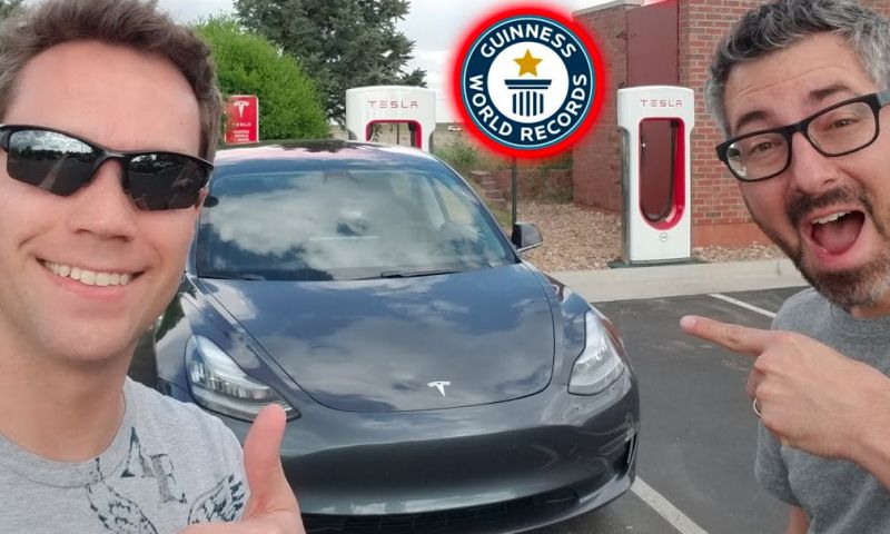 Tesla Model 3 rijdt 975 kilometer op één acculading