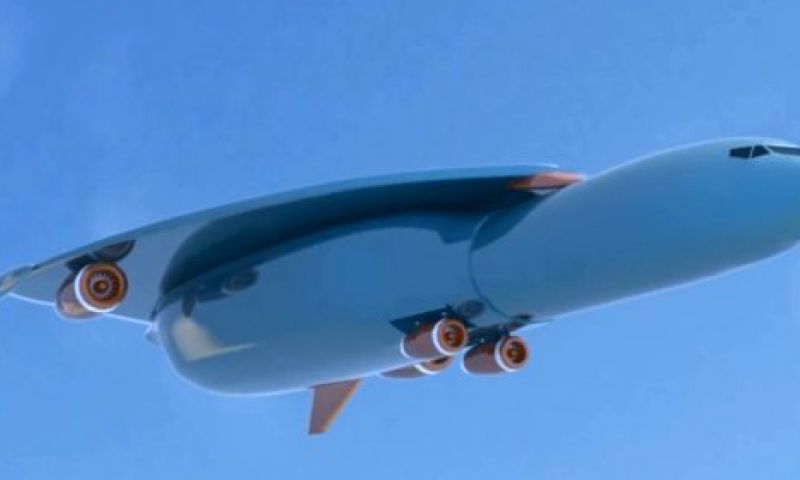 Airbus van de toekomst vliegt in uur van Londen naar New York