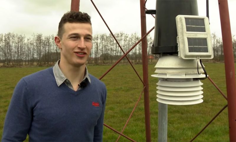 Uit Bright TV: Hobby-weerman meet alles wat KNMI ook meet