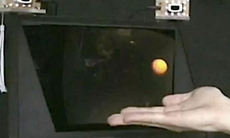 Holografische objecten worden tastbaar