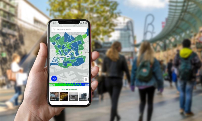 Rotterdam drukte app meten SpotR