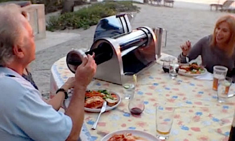 Solar Grill bakt zelfs in de regen