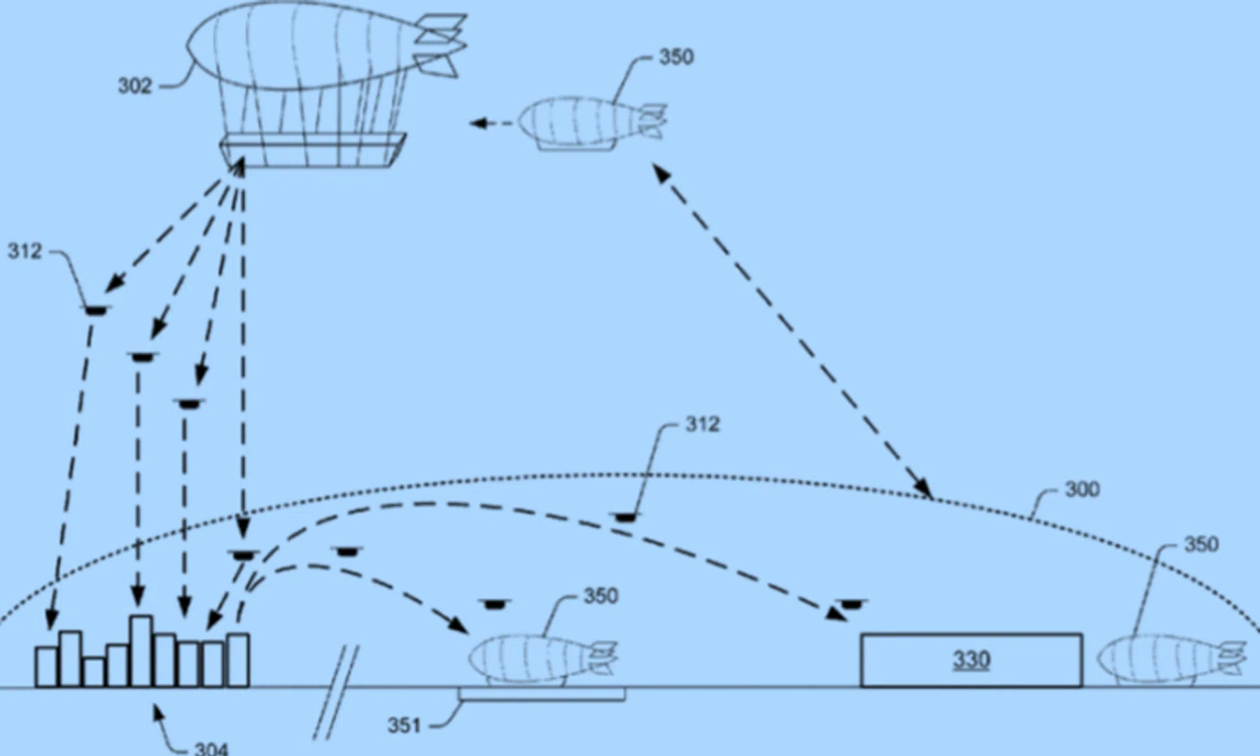 Amazon wil vliegend magazijn voor drones
