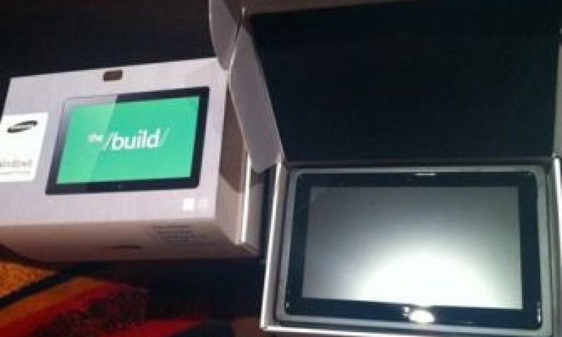 Windows 8-tablet Samsung al uitgepakt