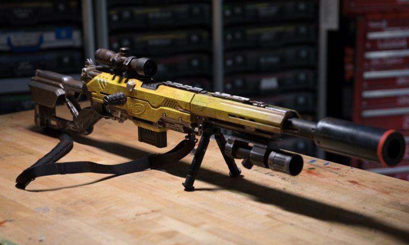 Video: custom Nerf-geweer van Mythbuster Adam Savage