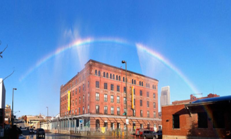 Wow, dagelijks een double rainbow