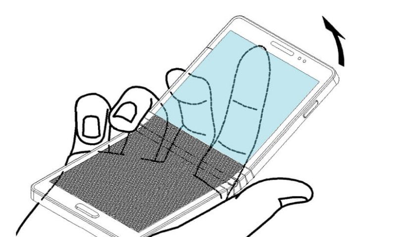 Samsung patenteert buigbare smartphone met een knik